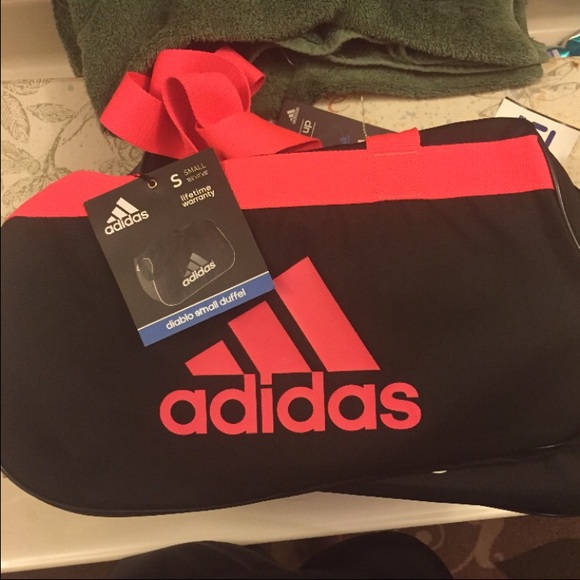 PINK ADIDAS GYM BAG TOTE
