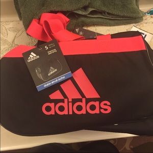 PINK ADIDAS GYM BAG TOTE