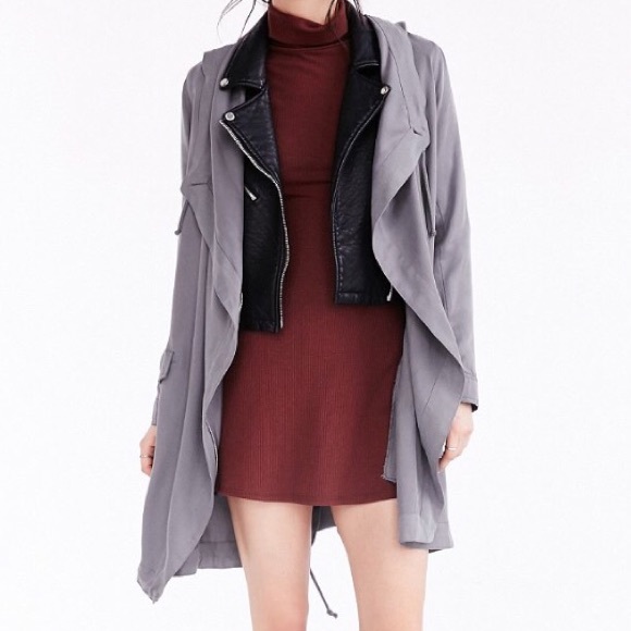 UO Silence + Noise Waylin Asymmetrical Parka