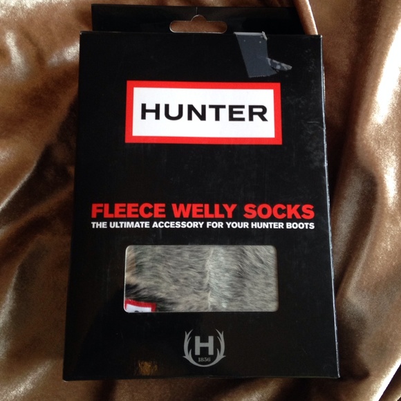 Hunter boots fleece socks