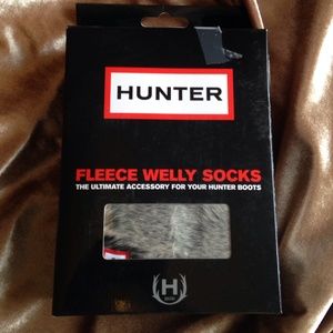 Hunter boots fleece socks