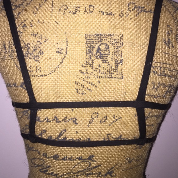 Caged back bralette