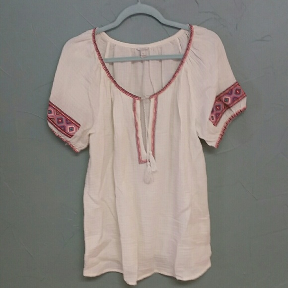 J. Crew Tops - J. Crew peasant shirt