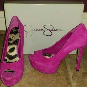 NEW Jessica Simpson Cari platform heels