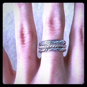 Silpada stackable ring set
