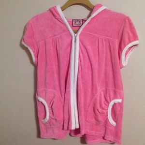 Hooded Juicy Couture Cover Up Tee