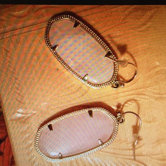 Kendra Scott Rose Quartz elle earrings