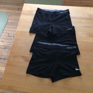 Nike Pro 3" spandex