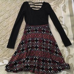 Long Sleeve Skater Dress