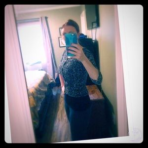 3/4 Sleeves Lace Pattern Sweater