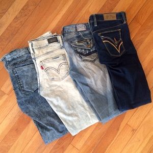 ❌sold in bundle❌Acid wash Levi's Jeans