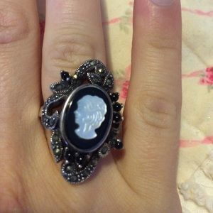 Cameo ring sterling silver ❤️