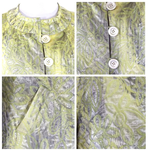 People Like Frank Metallic Green Swing Jacket - Picture 6 of 7