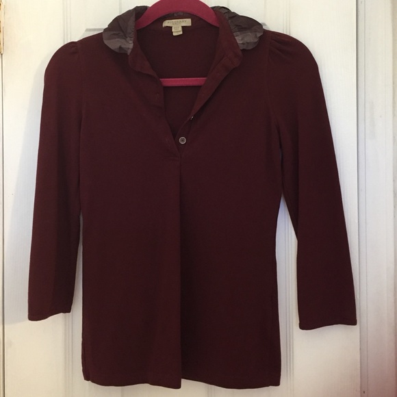 Burberry collar shirt