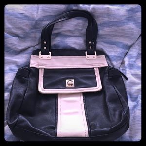 Gorgeous navy and cream Kate spade shoulder bag
