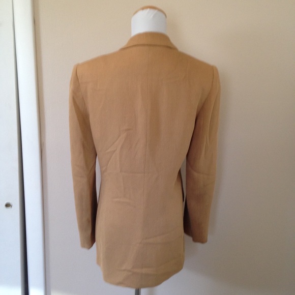 Corduroy Long Blazer - camel color - 8 Petite (8P) - Picture 2 of 3