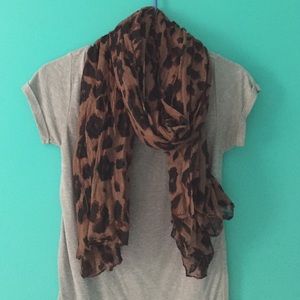 Cheetah scarf