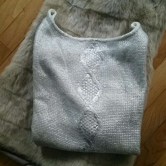 Matte Mettalic Festive Sweater