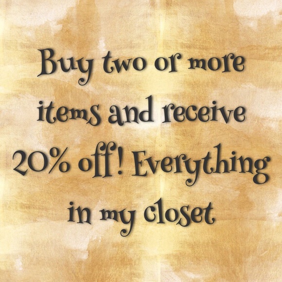 Everything in my closet on sale!