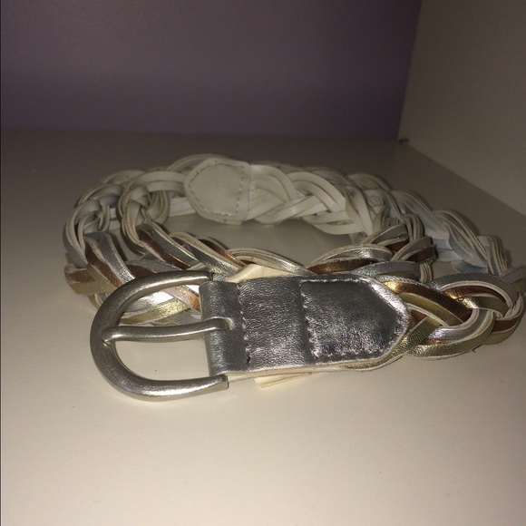 Multi Neutral Colored Braided Belt
