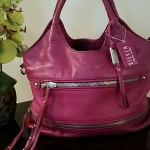 STEVE MADDEN FUCHSIA LEATHER