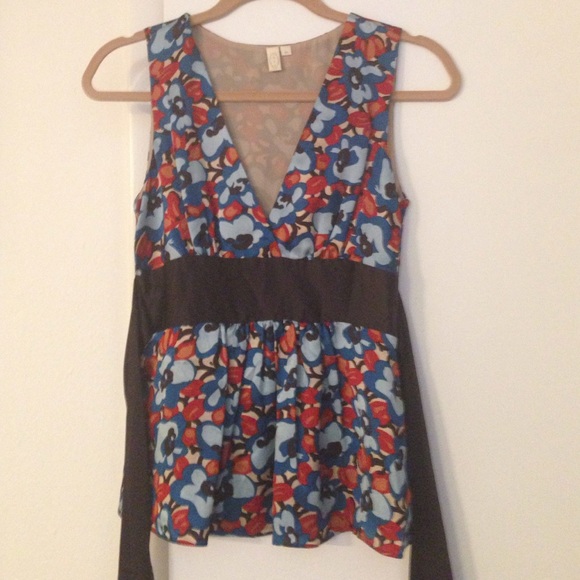 Anthropologie 100% silk blouse