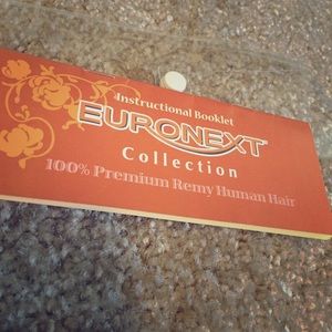 Euronext hair extensions- light brown.