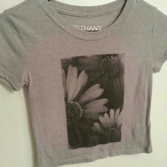 Grey crop top - Picture 1 of 2