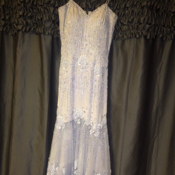 Floor-length evening gown