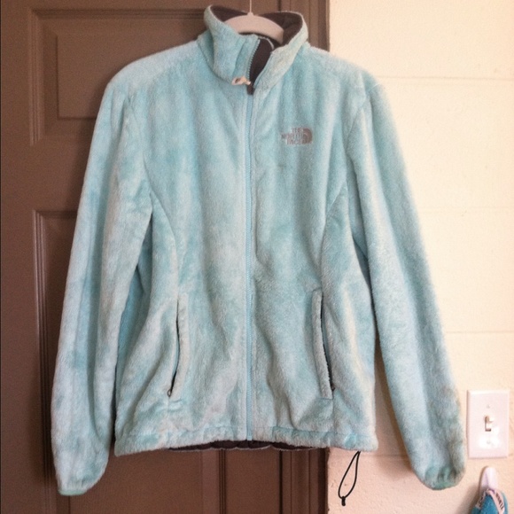 Mint Fuzzy Northface