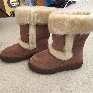 Fur-lined boots from Macy's