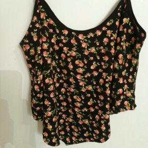 Floral chiffon shirt