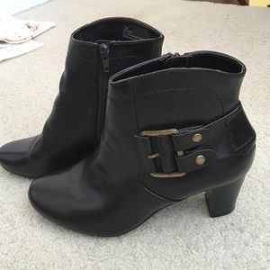 Dark brown ankle boots