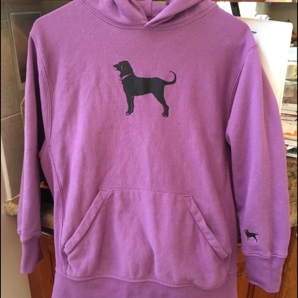The Black Dog girls large purple sweatshirt