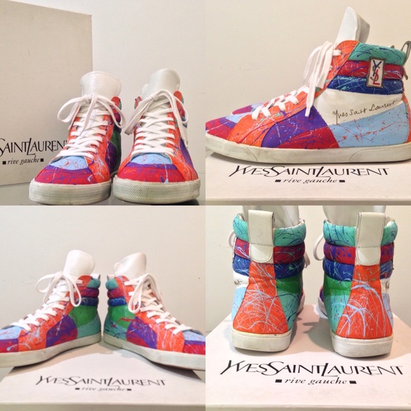 Yves Saint Laurent Paris Men's Rolling Sneakers