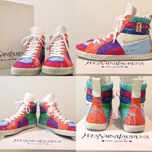 Yves Saint Laurent Paris Men's Rolling Sneakers