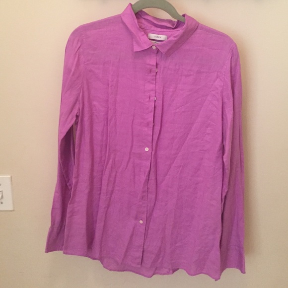 Purple J.Crew Button down