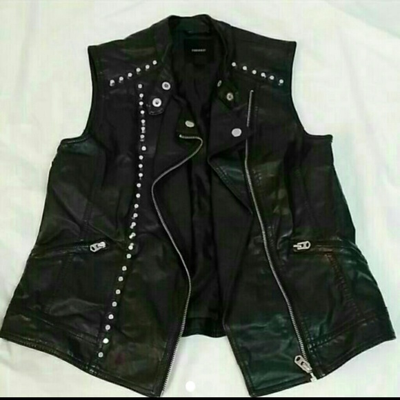 Leather vest
