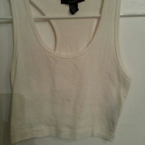 White crop top