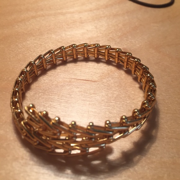 Alex & Ani Gold Gypsy Bangle