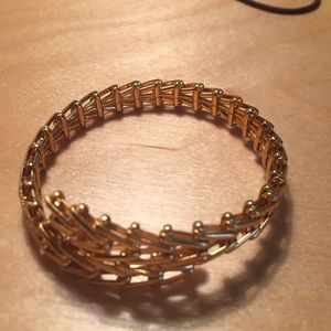 Alex & Ani Gold Gypsy Bangle