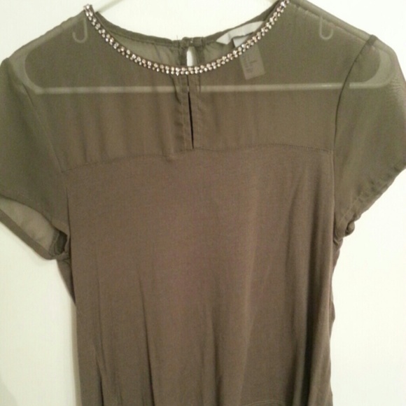 Olive green dressy shirt - Picture 1 of 2