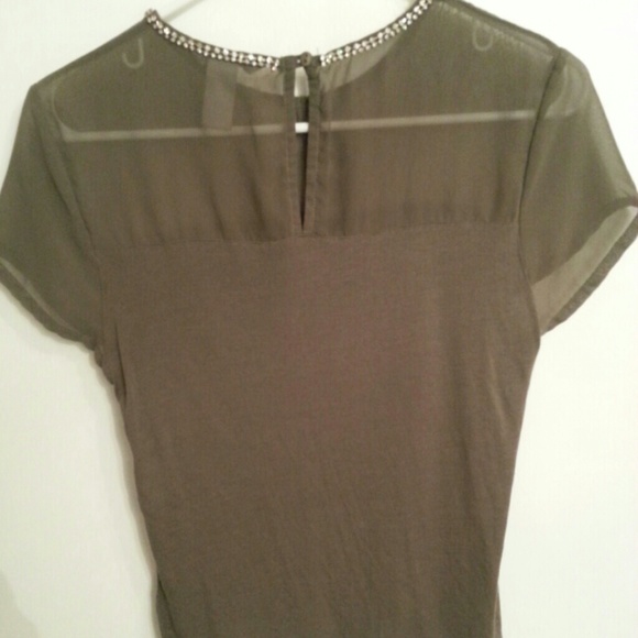Olive green dressy shirt - Picture 2 of 2