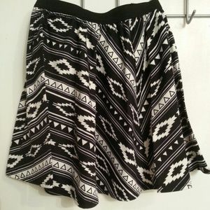 Aztec skater skirt