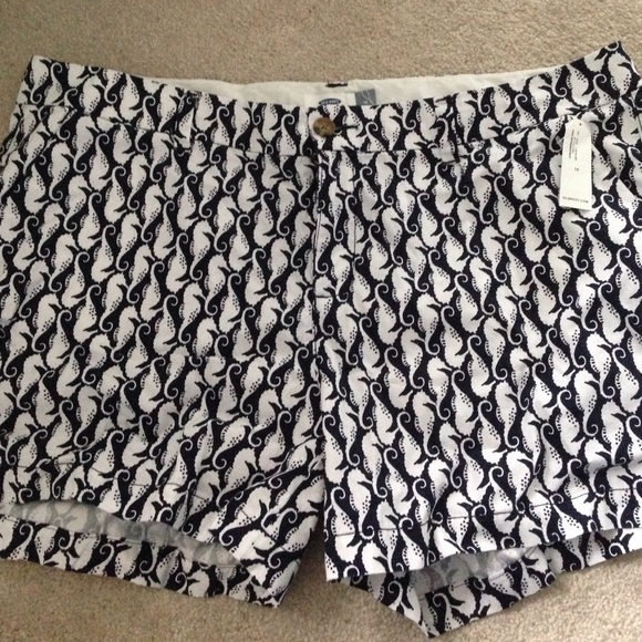 NWT Old Navy seahorse print shorts size 16