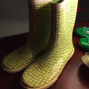 Coach rain boots
