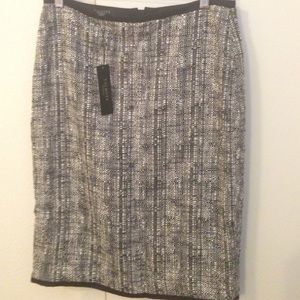Talbots black & white pencil skirt. New with tags!