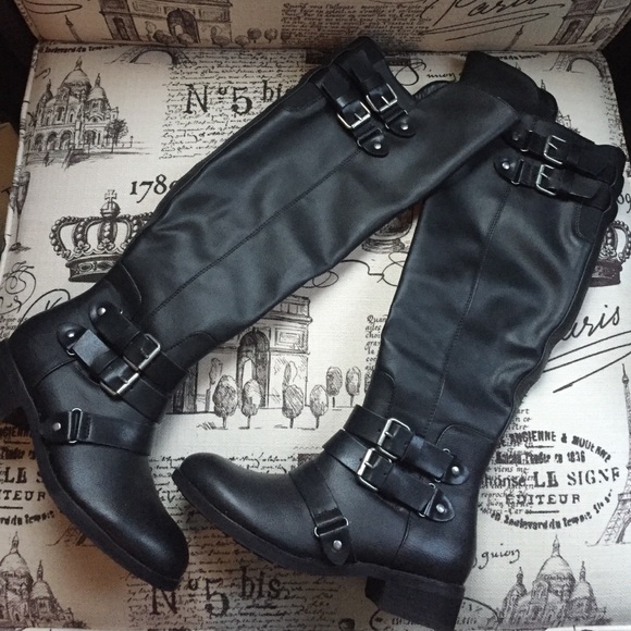 DV by Dolce Vita Shoes - DV Dolce Vita Black over the knee boots