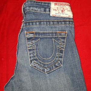 True Religion ankle cut jeans