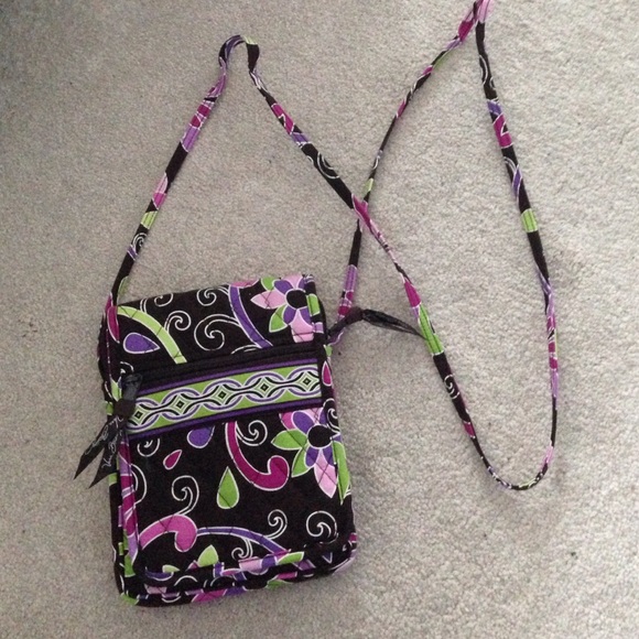 Vera Bradley Purple Punch crossover bag
